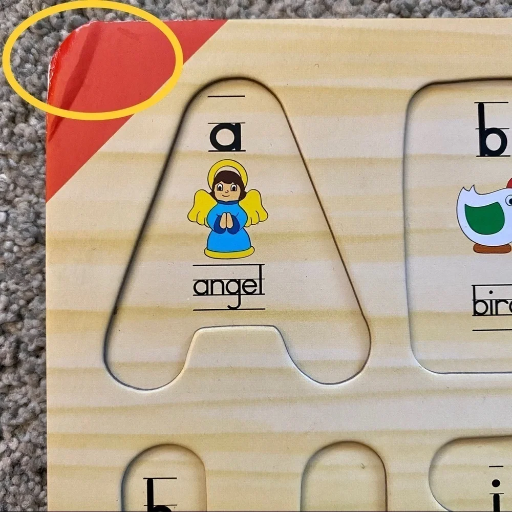 𝅺🔵 The Learning Journey Wood Alphabet Puzzle.